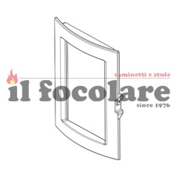 PORTA FUOCO COMPLETA IN GHISA MCZ 41301600400V