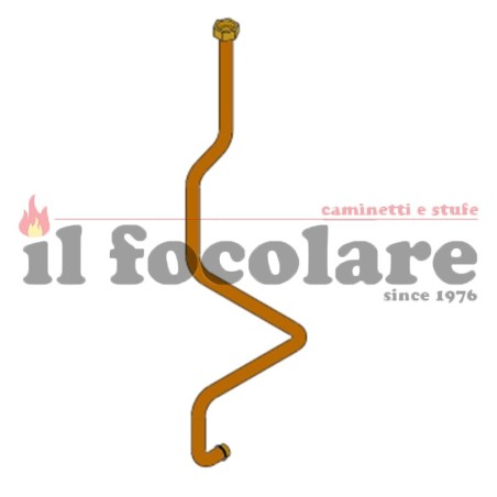 TUBO DI MANDATA PER CIRCOLATORE AE  COMPACT RED 41501302400
