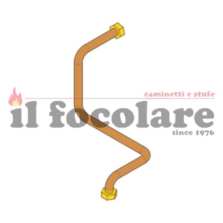 TUBO DI MANDATA RISCALDAMENTO COMPACT RED 41501203400