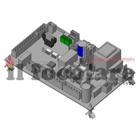 SCHEDA MADRA CON SOFTWARE PRECARICATO COMPACT RED 41451400600A