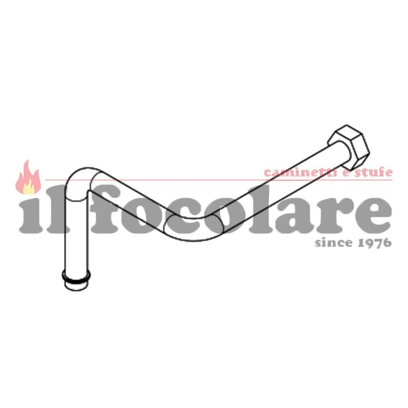 TUBO DI RITORNO ACQUA SANITARIA COMPACT 24 RED 41501100601