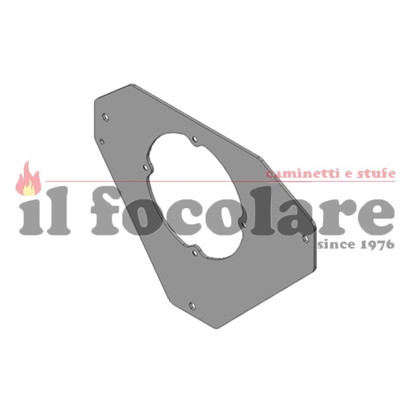 FLANGIA VENTILATORE FUMI COMPACT 45 RED 41401413920