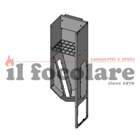 SERBATOIO PELLET COMPACT SLIM RED 437013033