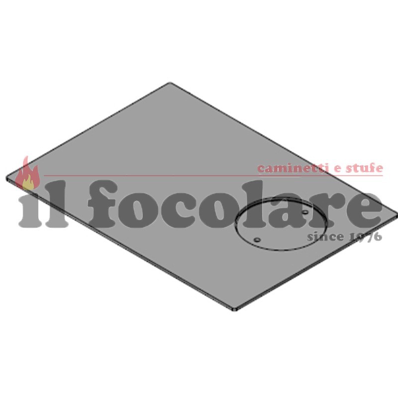 TAPA TUBO SALIDA HUMOS ROJA SLIM COMPACTA 41401345560