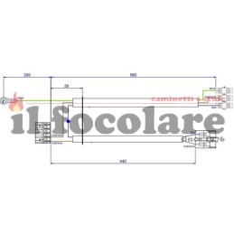 CAVO MCZ SCHEDA ELETTRONICA COD. 41451101202