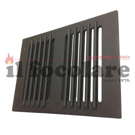 Rejilla de hierro fundido para chimeneas 30,4 x 20,9 cm