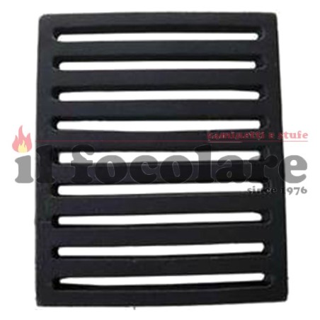 Cast iron grill for fireplaces 19.5 x 23.4 cm