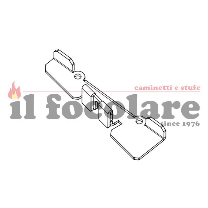 LEFT CERAMIC FIXING BRACKET (2PCS) MCZ
