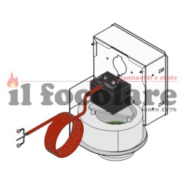 FAN UNIT COMPLETE WITH BRACKET MCZ 4008050