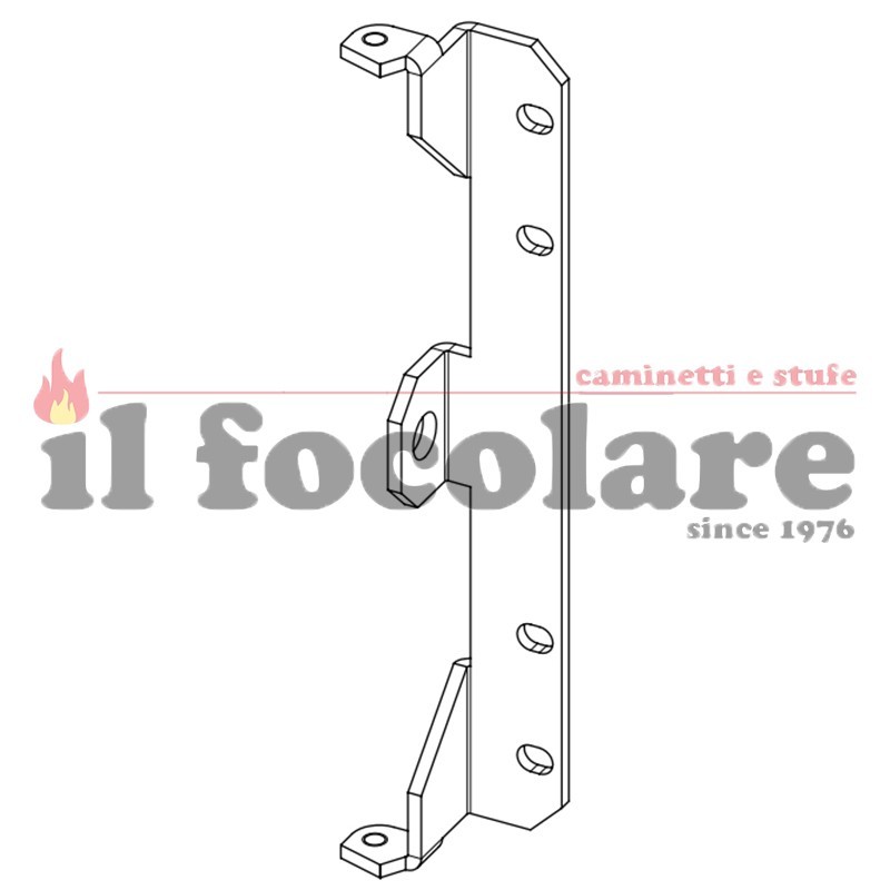 SUPPORTO PANNELLO INFERIORE NERO MCZ 41411612030V