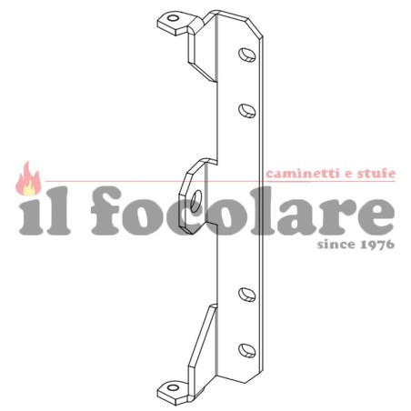 SUPPORTO PANNELLO INFERIORE NERO MCZ 41411612030V