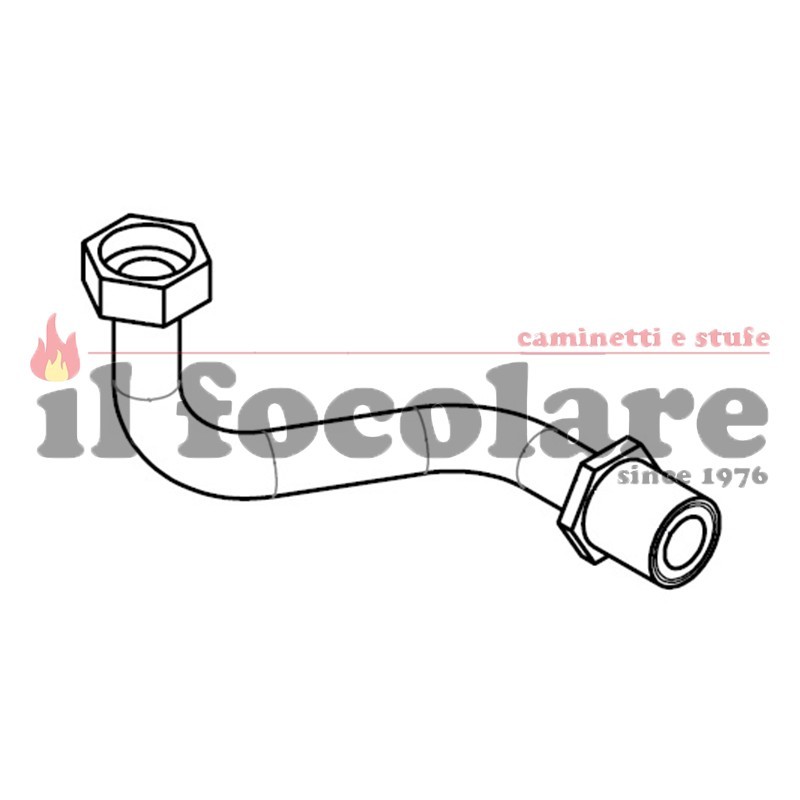 MCZ BOILER INLET PIPE 41501600400