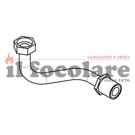 MCZ BOILER INLET PIPE 41501600400