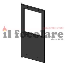 FLUX HYDRO MCZ BLACK DOOR FRAME 41401328240V