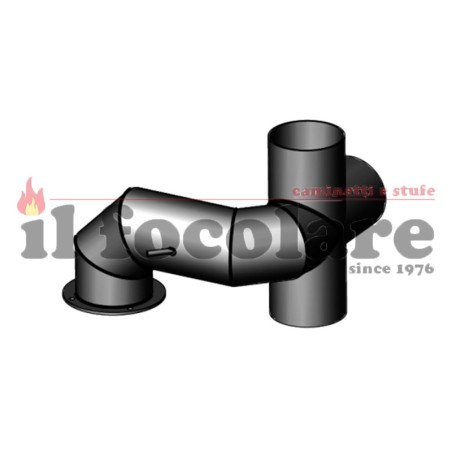 TUBO USCITA FUMI FLUX HYDRO MCZ 41601300161