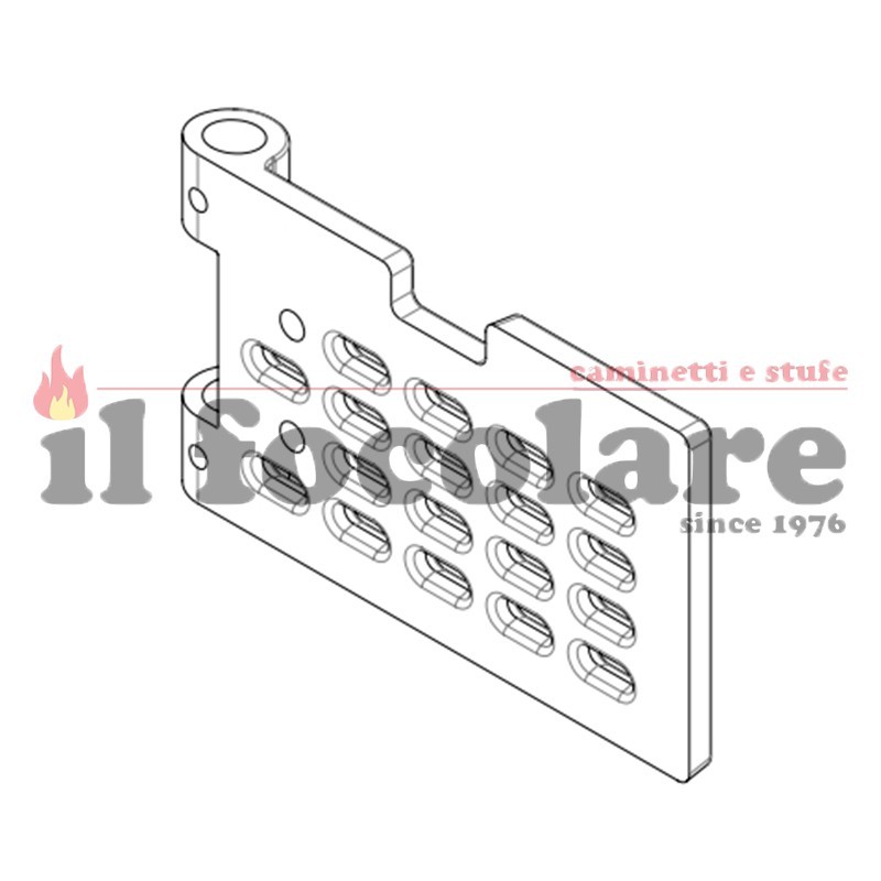 CAST IRON BOTTOM BLACK SELF-CLEANING BRAZIER JAZZ MCZ 41301601700V