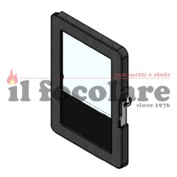 COMPLETE FIRE DOOR IN CAST IRON TOBA HYDRO MCZ 41301301550