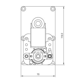 MELLOR GEAR MOTOR 4 RPM D.9,5mm