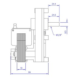 MOTORIDUTTORE MELLOR SERIE T3 9.5MM