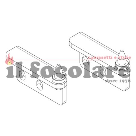FRONT DOOR HINGES (2PCS) MCZ 41411750240V