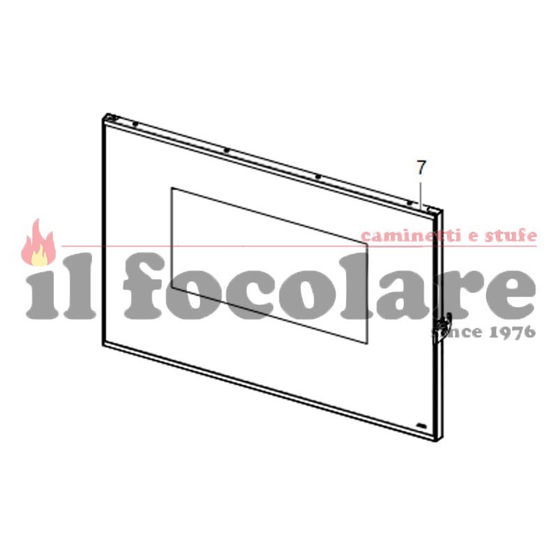 KOMPLETTE GUSSEISENTÜR VIVO 90 MCZ 41402079250