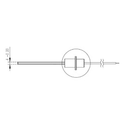 RESISTENCIA DE CUARZO 3/8 "123mm 400w