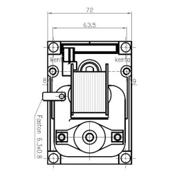 KENTA GETRIEBE 4 U / min D. 8,5 mm