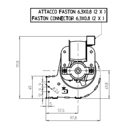 VENTILADOR TANGENCIAL 270MM 38W