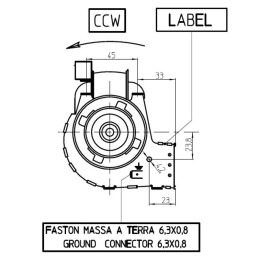 VENTILATORE TANGENZIALE 270MM 38W