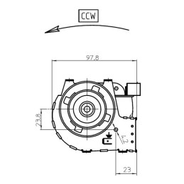 TANGENTIAL FAN 120MM 20W