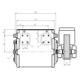 VENTILADOR TANGENCIAL 90MM 19W