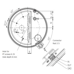 Trasduttore di pressione HUBA TDPUP3-8M